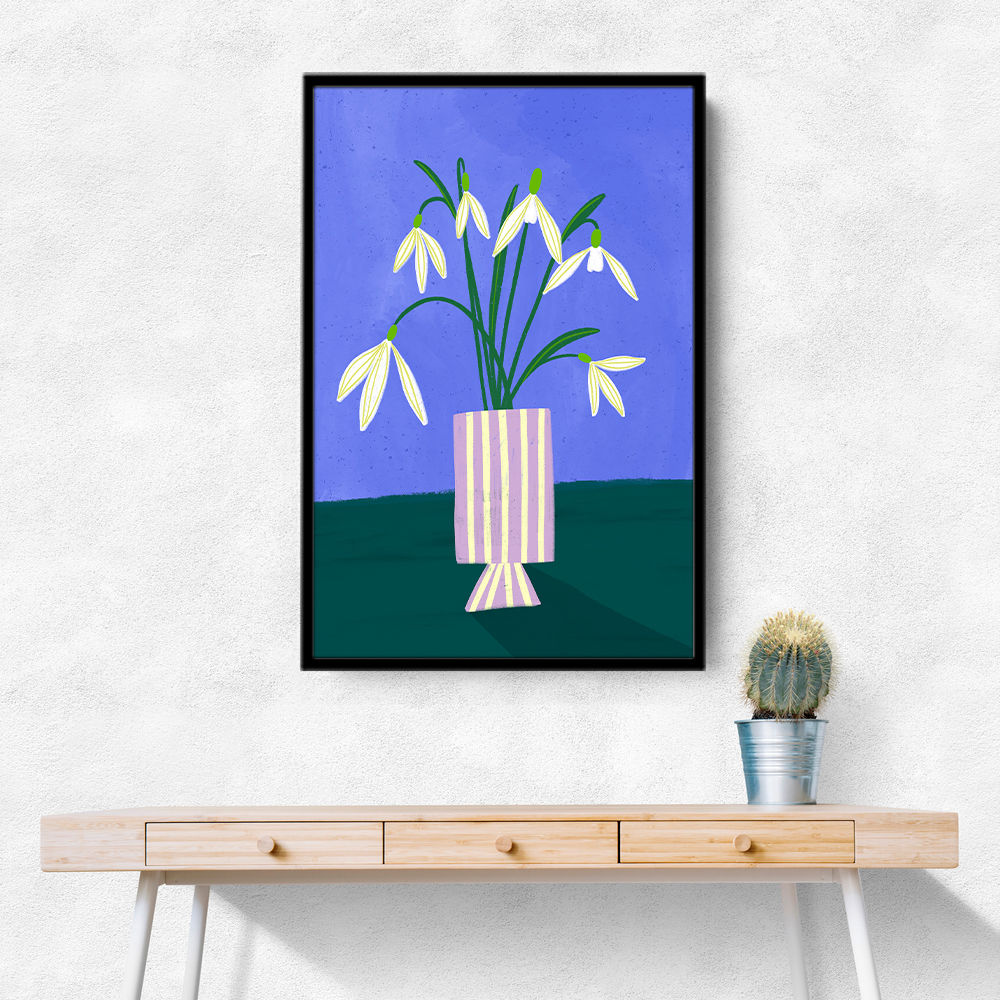 Snowdrops in Stripes