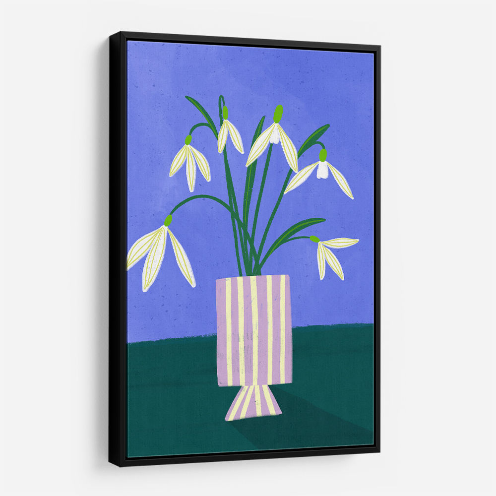 Snowdrops in Stripes