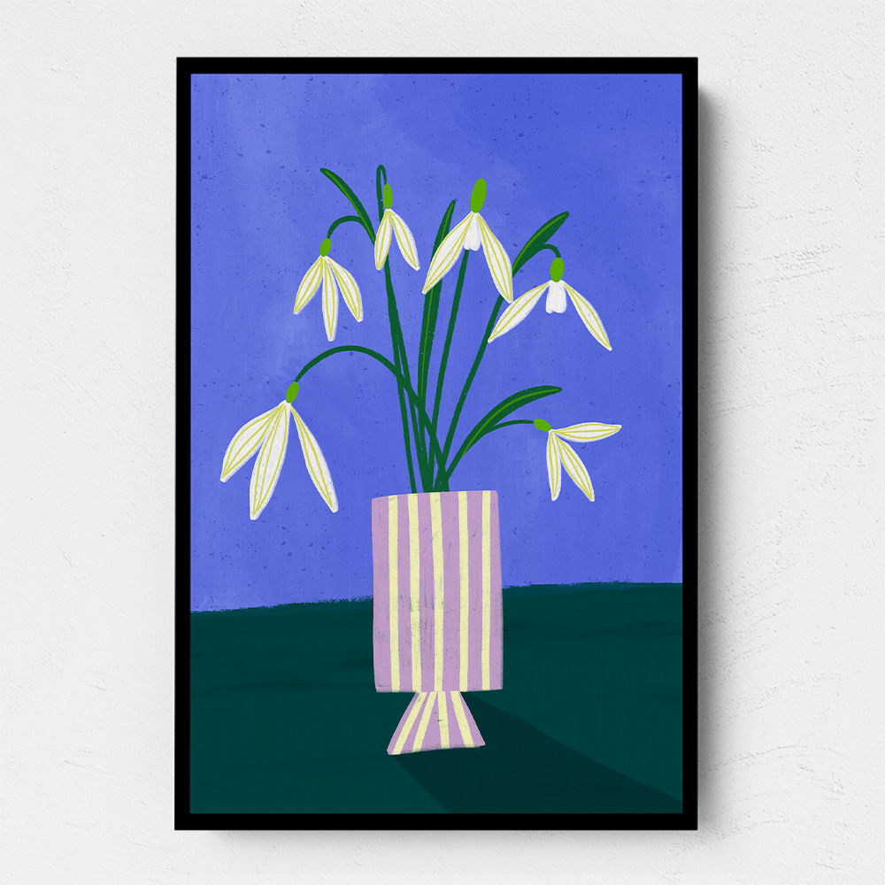 Snowdrops in Stripes