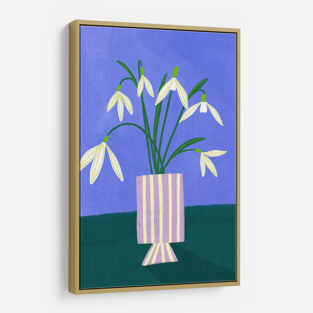 Snowdrops in Stripes