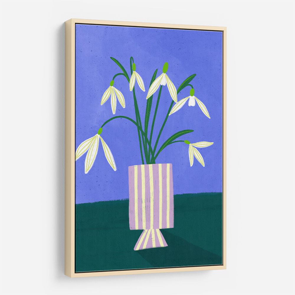 Snowdrops in Stripes