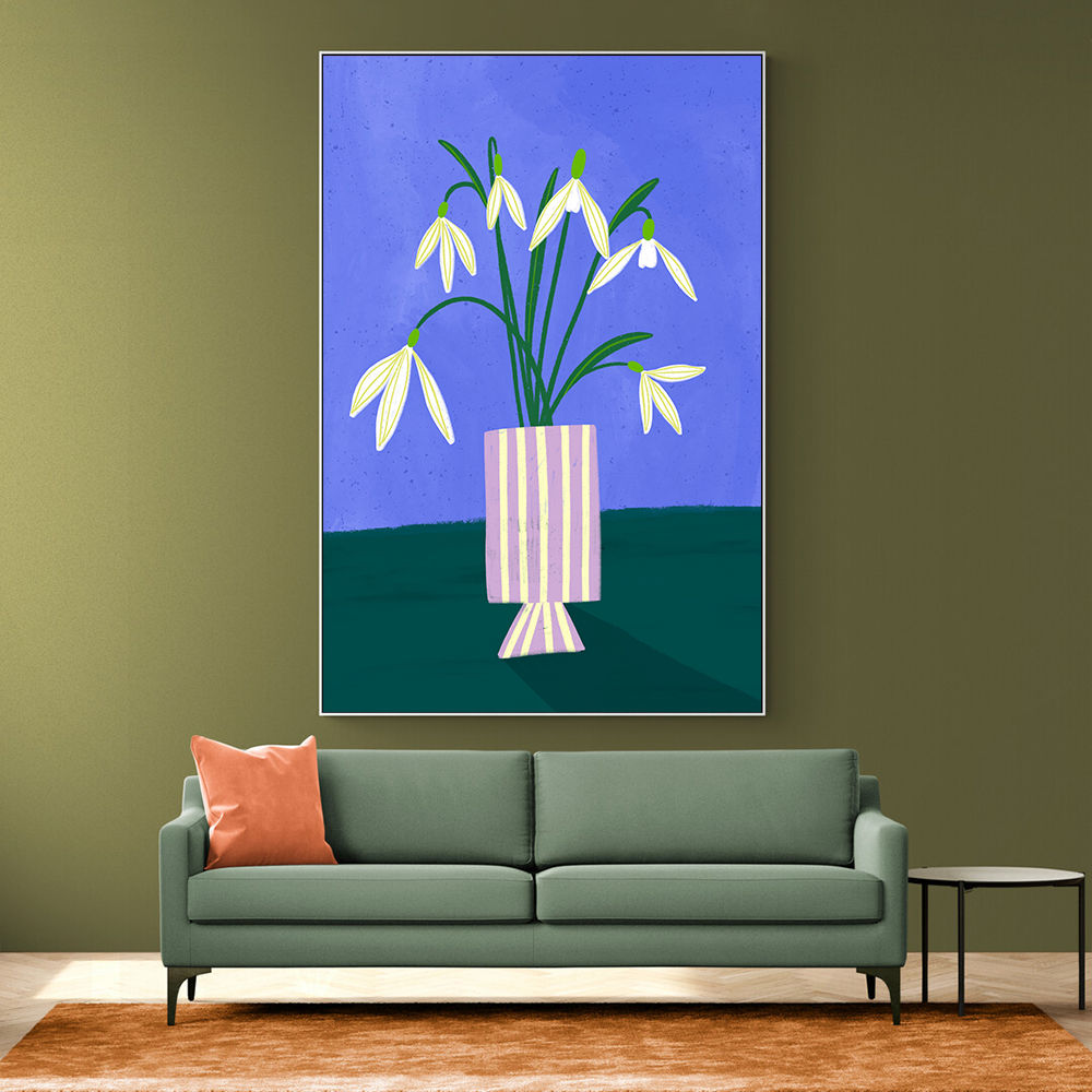 Snowdrops in Stripes