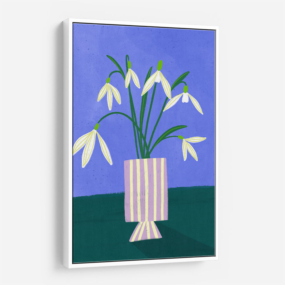 Snowdrops in Stripes