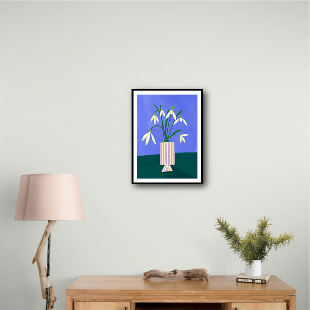 Snowdrops in Stripes