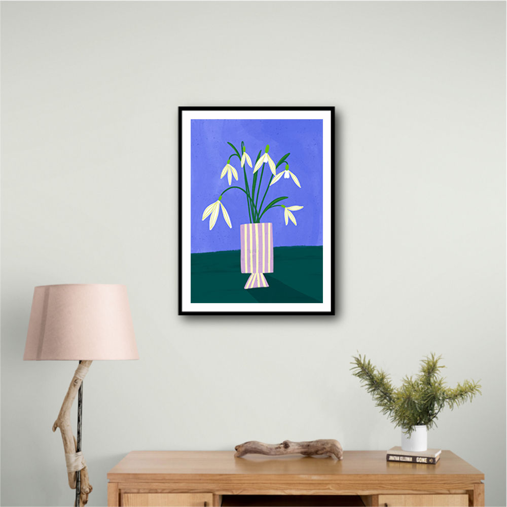 Snowdrops in Stripes