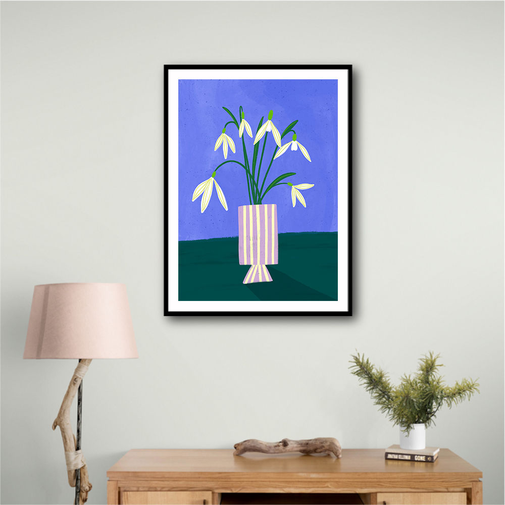 Snowdrops in Stripes