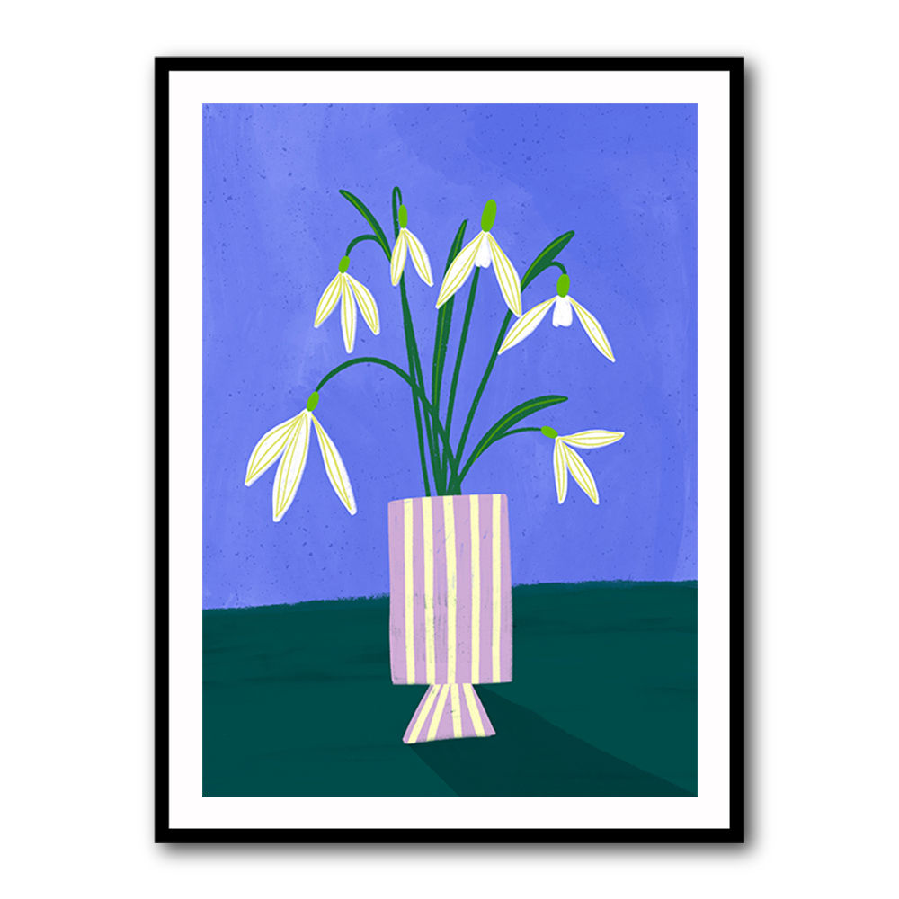 Snowdrops in Stripes