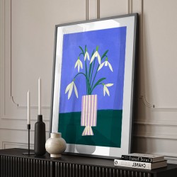 Snowdrops in Stripes