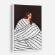 The Woman With Black and White Stripes