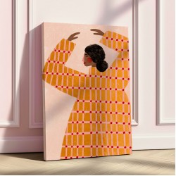 The Woman With the Checked Dress