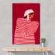 The Woman With the Red Stripes