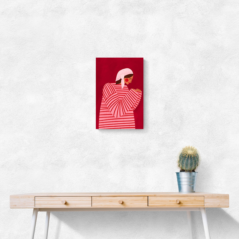 The Woman With the Red Stripes