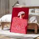 The Woman With the Red Stripes