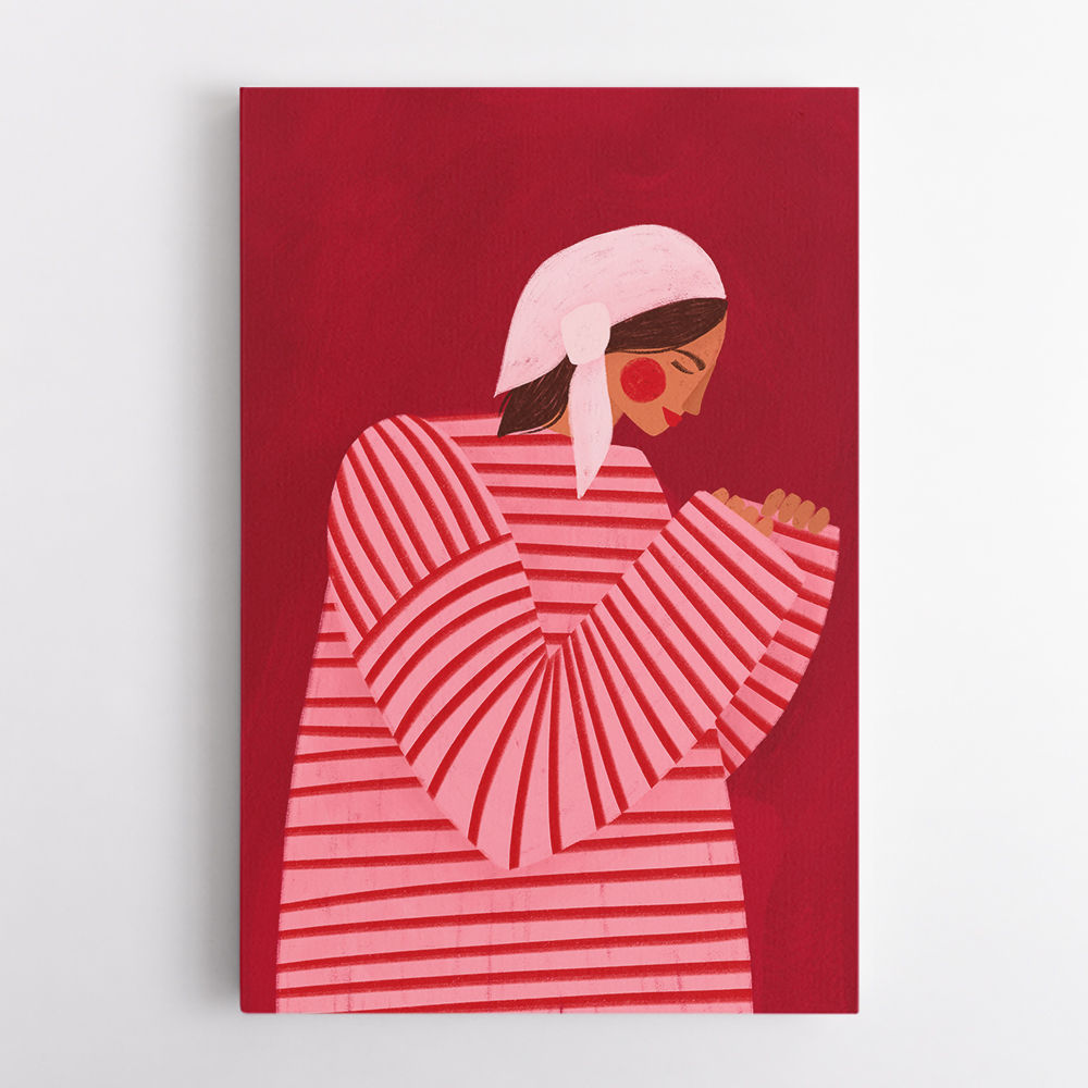 The Woman With the Red Stripes