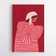 The Woman With the Red Stripes