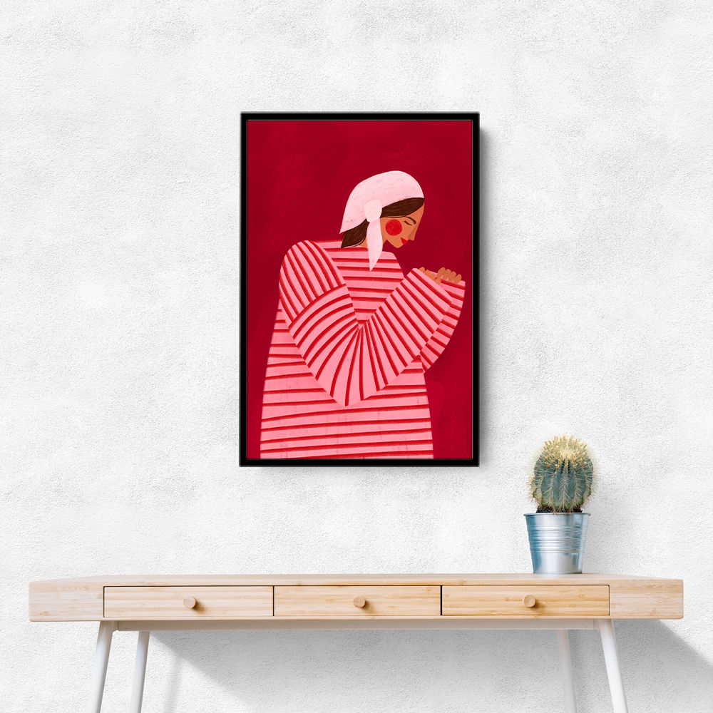 The Woman With the Red Stripes