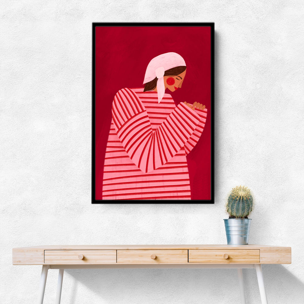 The Woman With the Red Stripes