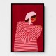 The Woman With the Red Stripes