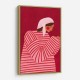 The Woman With the Red Stripes