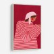 The Woman With the Red Stripes