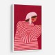 The Woman With the Red Stripes