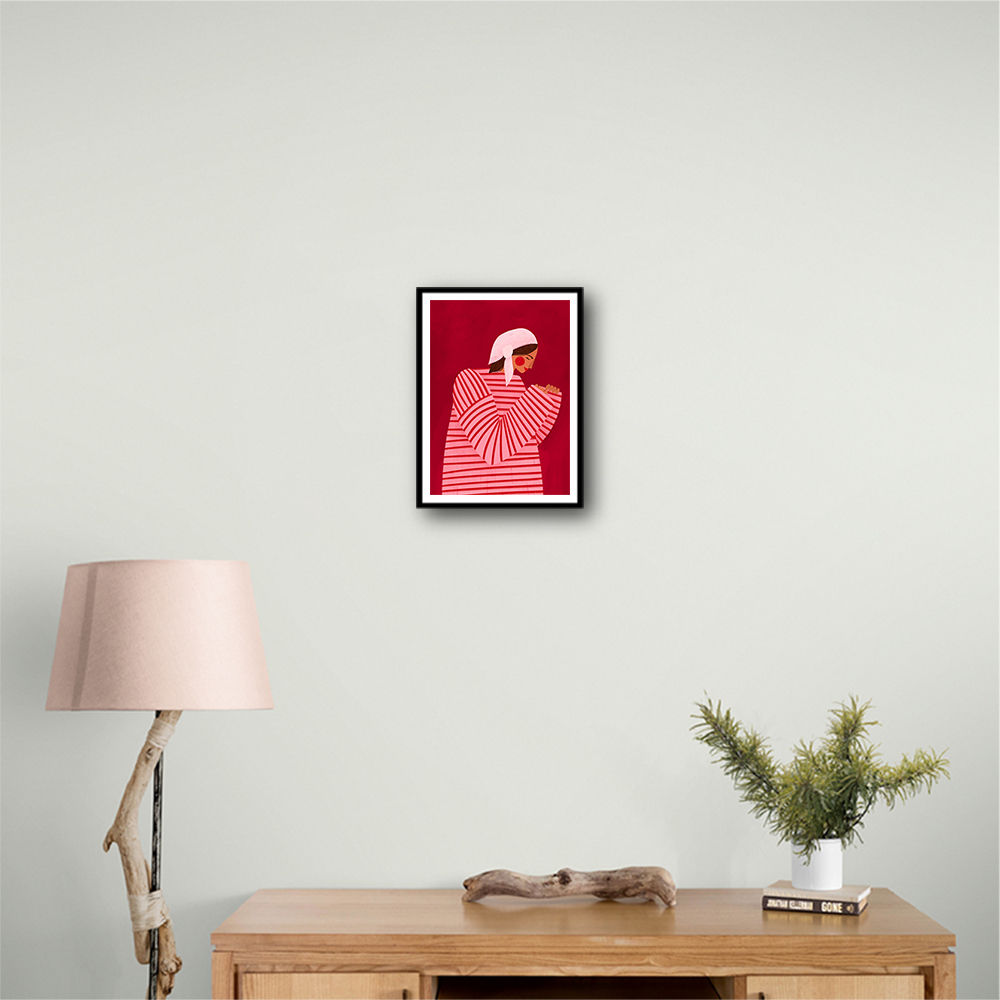 The Woman With the Red Stripes