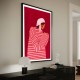 The Woman With the Red Stripes