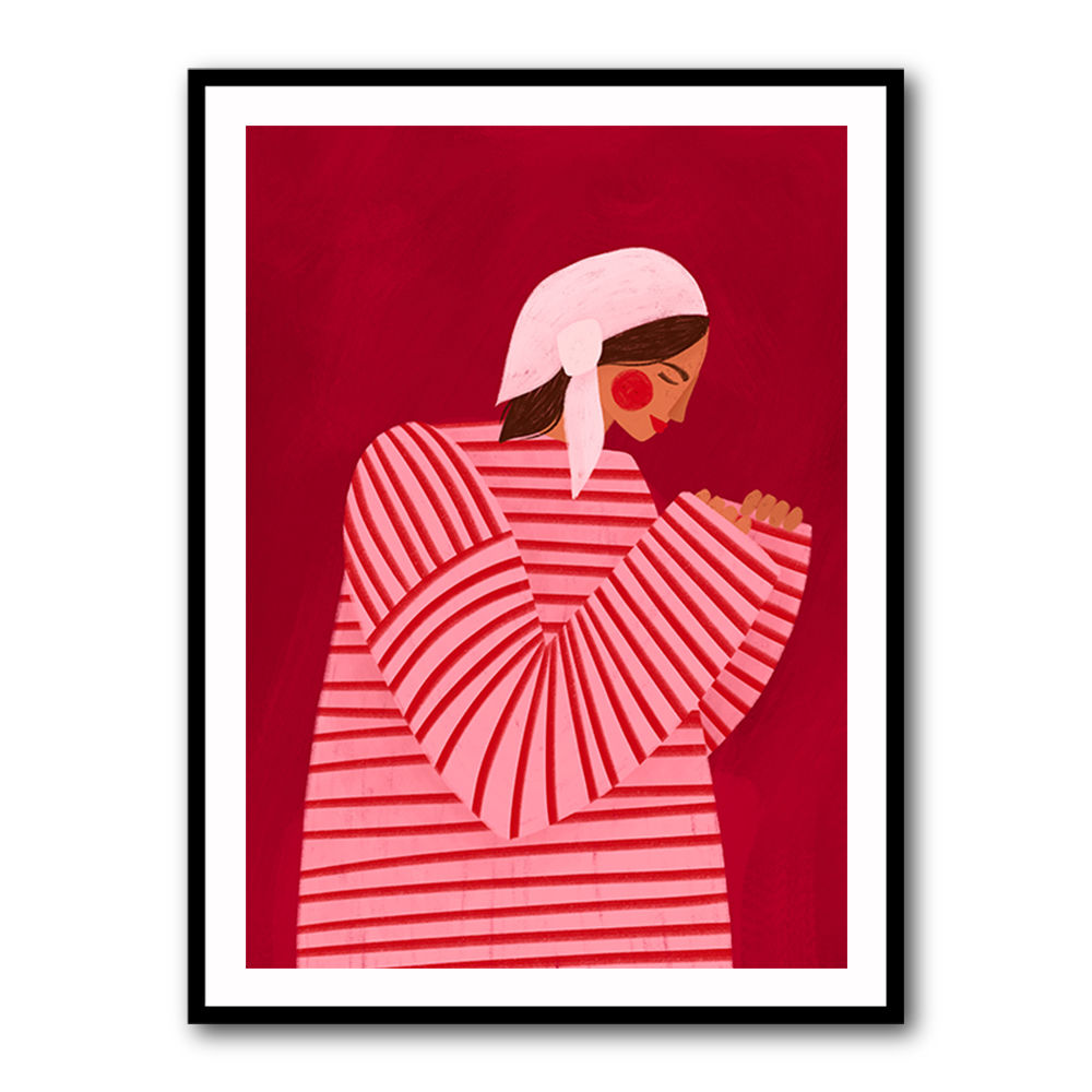 The Woman With the Red Stripes