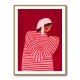 The Woman With the Red Stripes