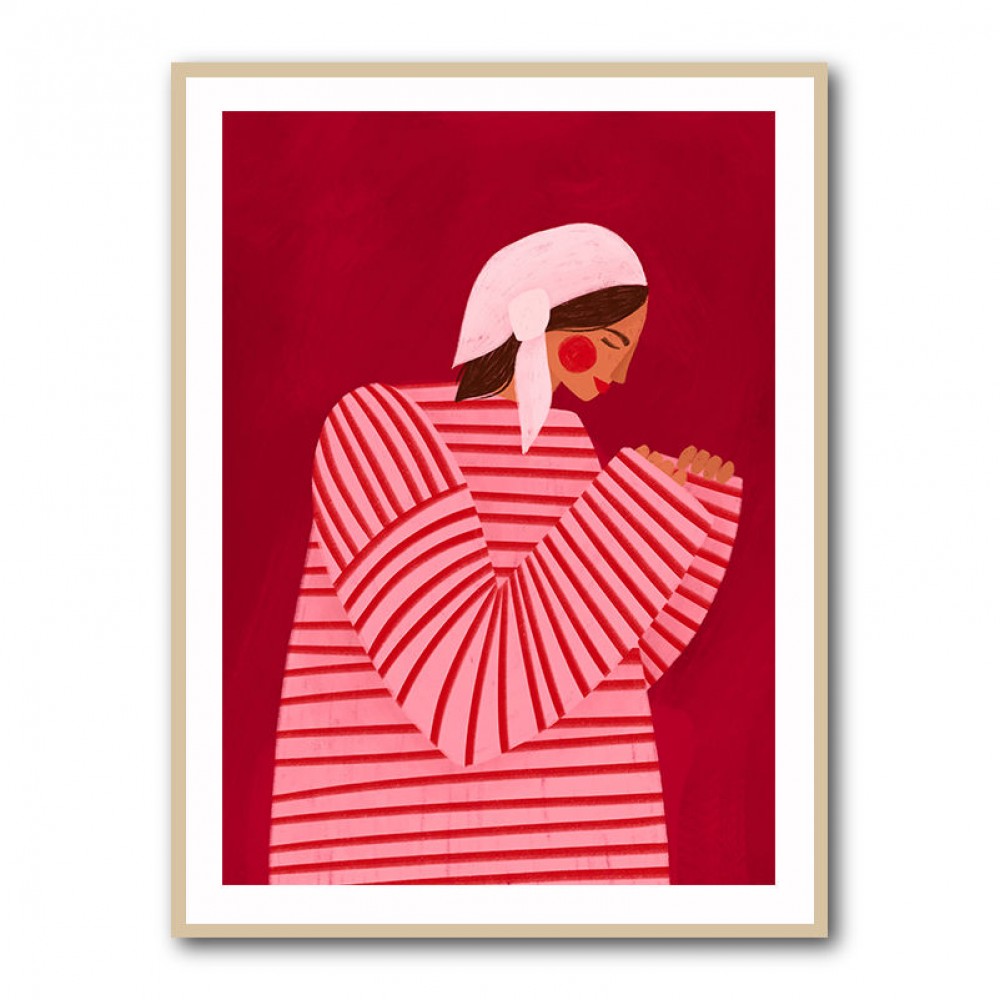 The Woman With the Red Stripes