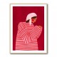 The Woman With the Red Stripes