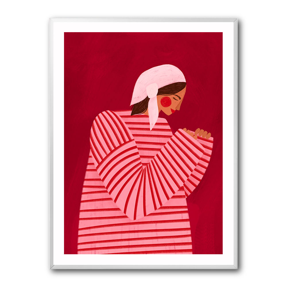 The Woman With the Red Stripes