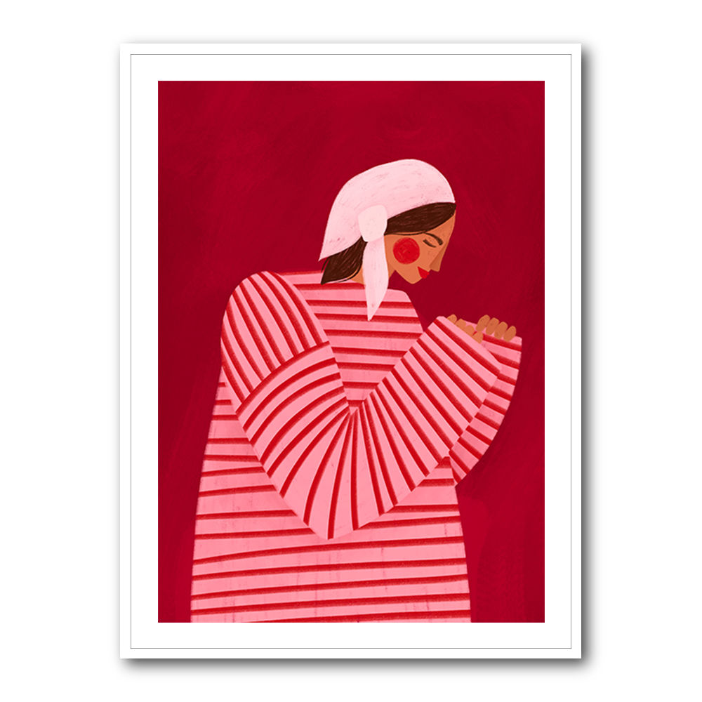 The Woman With the Red Stripes