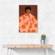 Woman With Orange Dots