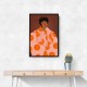 Woman With Orange Dots