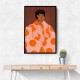 Woman With Orange Dots
