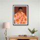 Woman With Orange Dots