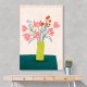 Colorful Blossoms in Stripes