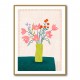 Colorful Blossoms in Stripes