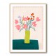 Colorful Blossoms in Stripes