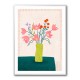 Colorful Blossoms in Stripes