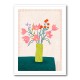 Colorful Blossoms in Stripes