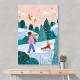 Snowy Sledge Walk