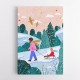 Snowy Sledge Walk