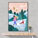 Snowy Sledge Walk