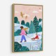 Snowy Sledge Walk