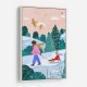 Snowy Sledge Walk