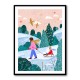 Snowy Sledge Walk