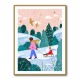 Snowy Sledge Walk