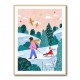 Snowy Sledge Walk
